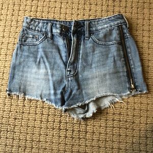BDG denim high waisted shorts